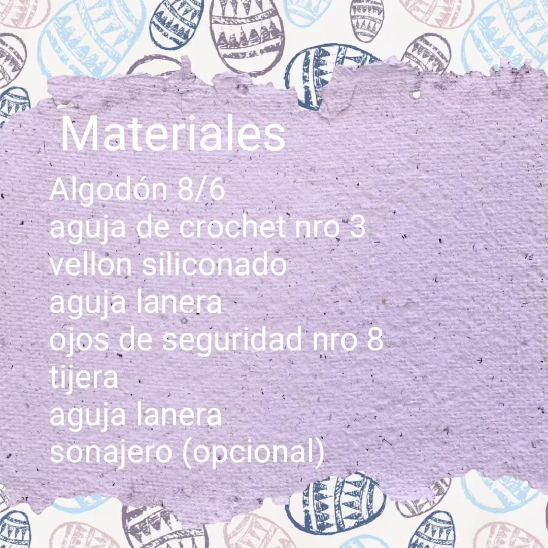 Patrón de amigurumi conejitos de Pascua gratis