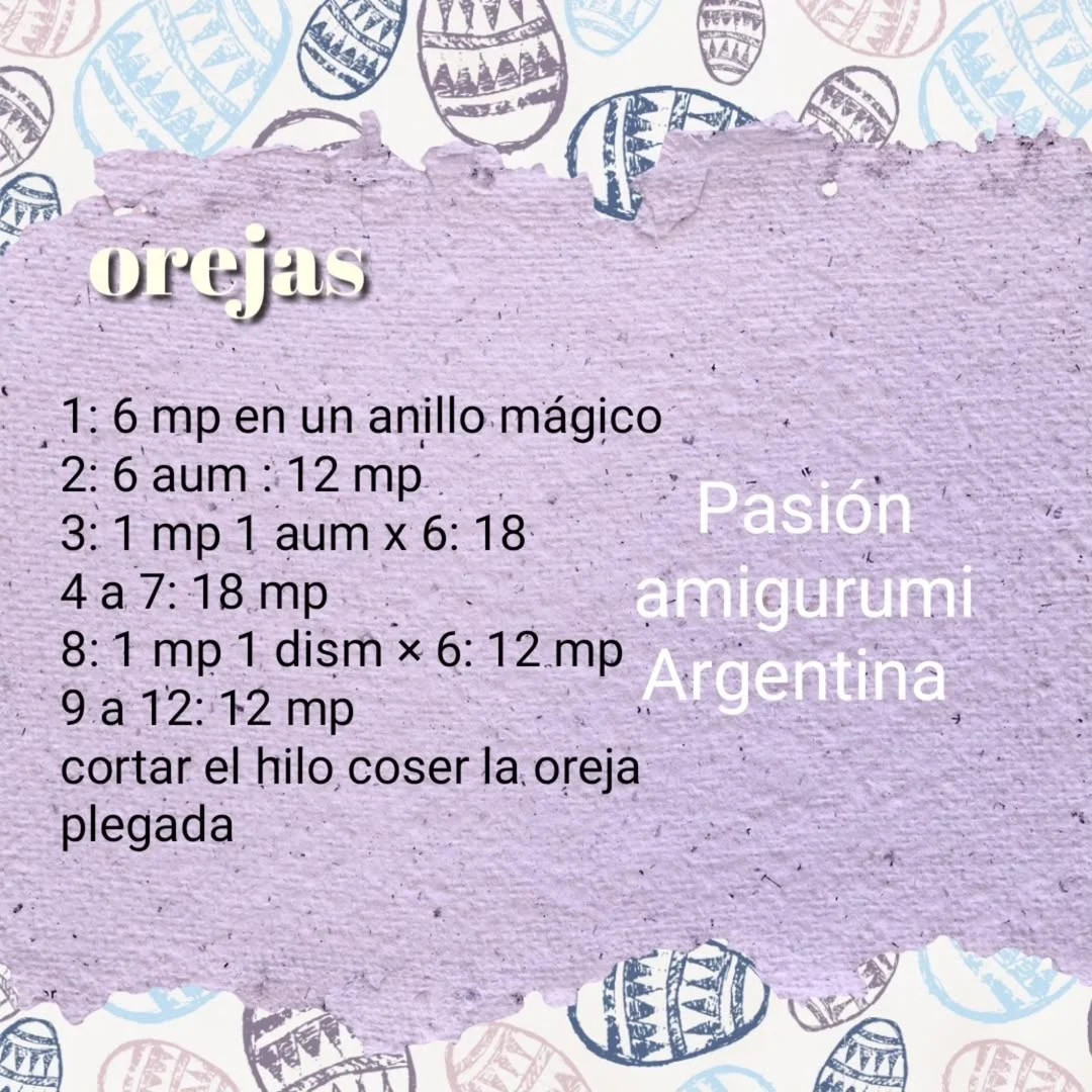 Patrón de amigurumi conejitos de Pascua gratis
