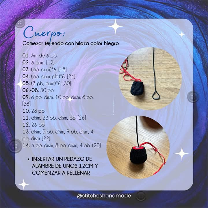 Patrón de amigurumi Coraline gratis