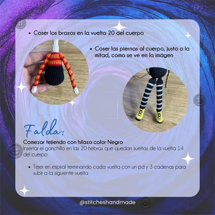 Patrón de amigurumi Coraline gratis