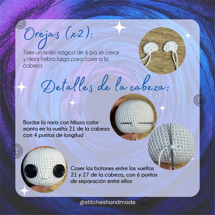 Patrón de amigurumi Coraline gratis