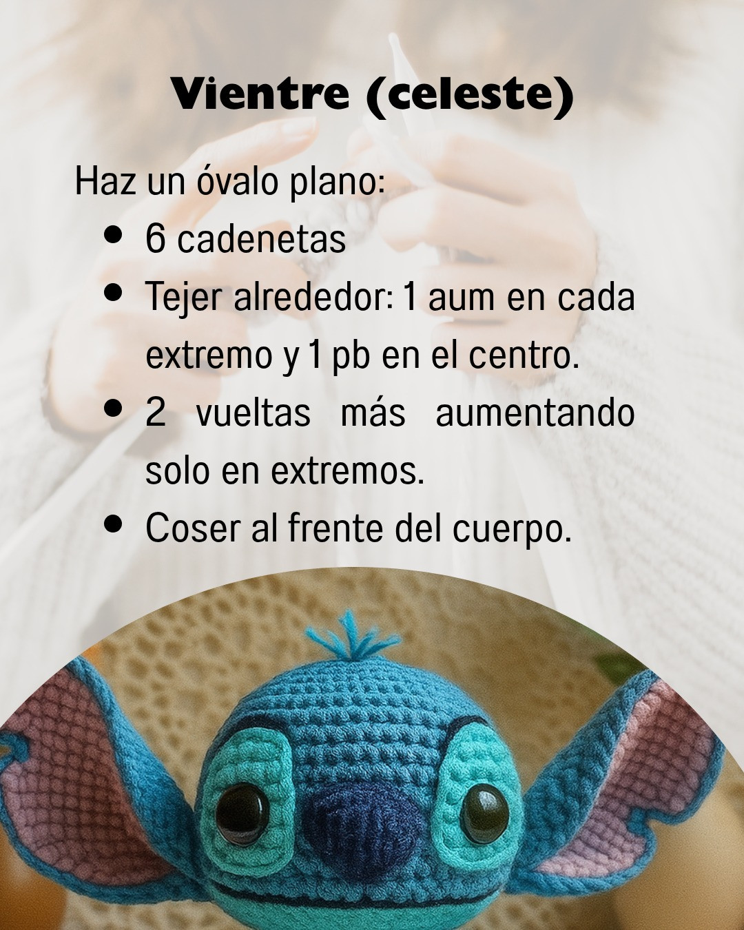 Patrón de Amigurumi: Crea tu Propio Stitch de Ganchillo