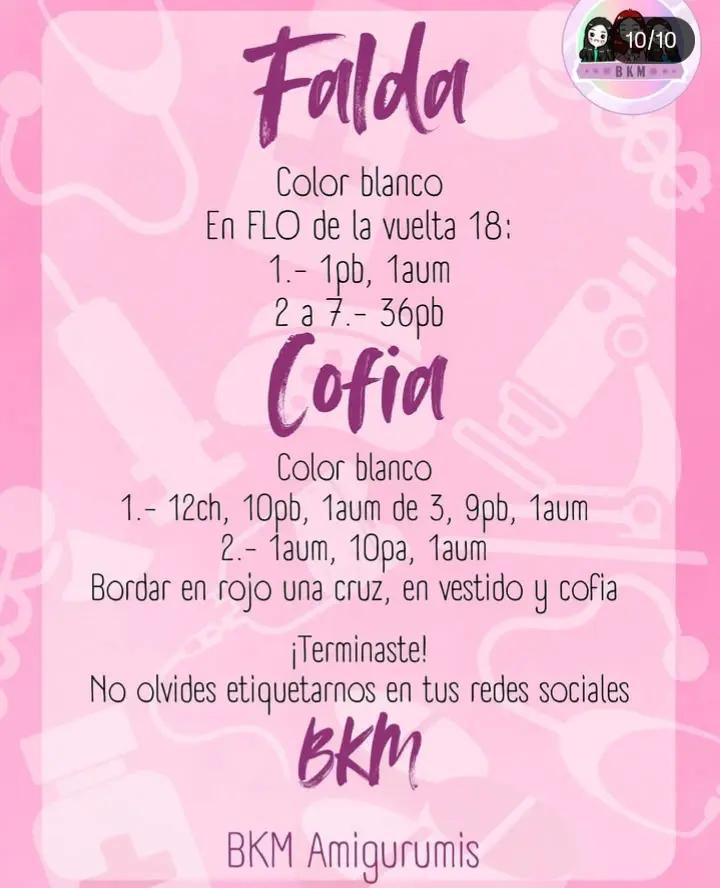 Patrón de Amigurumi de Enfermera: Crea Tu Propia Muñeca de Crochet