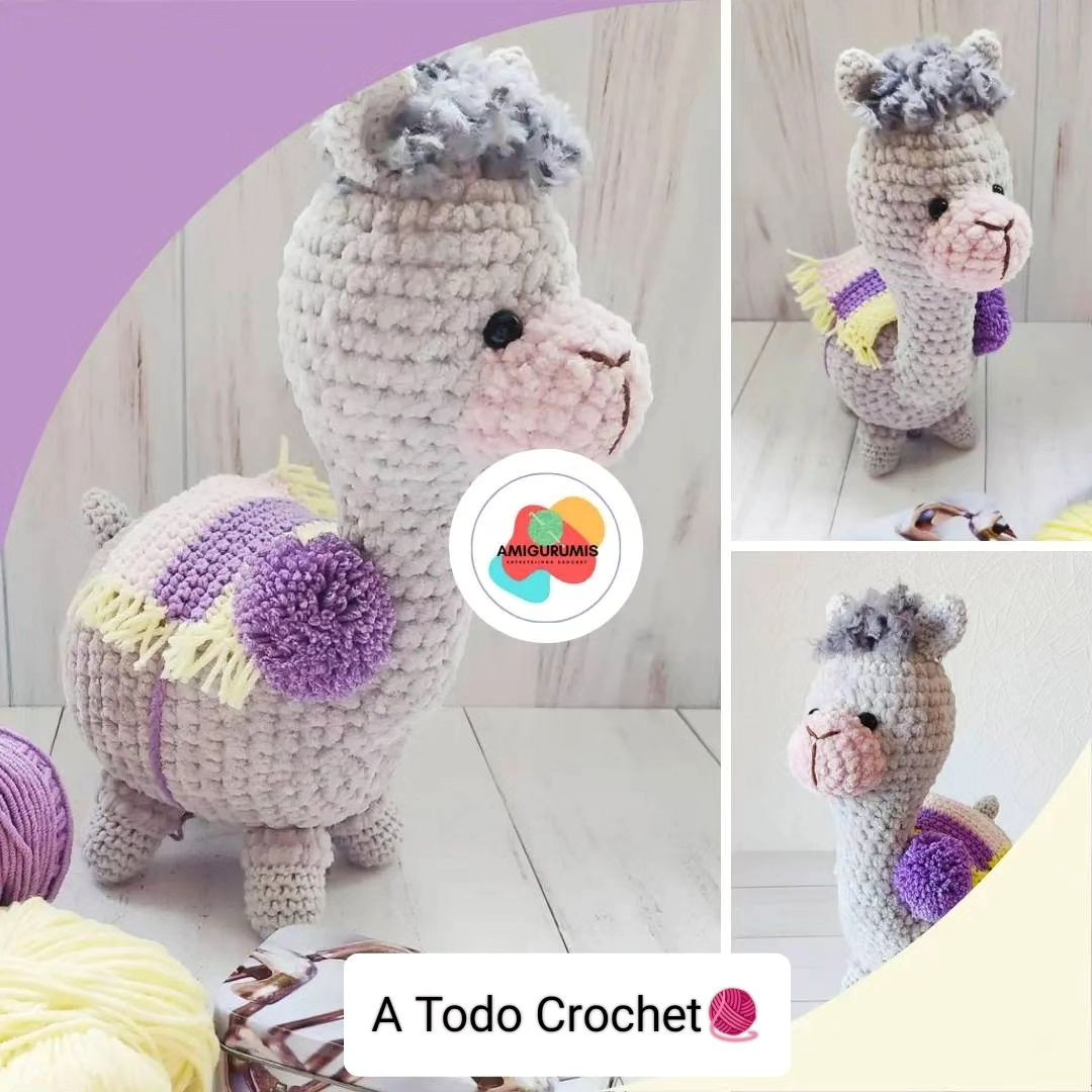 Patrón de amigurumi de llama gratis