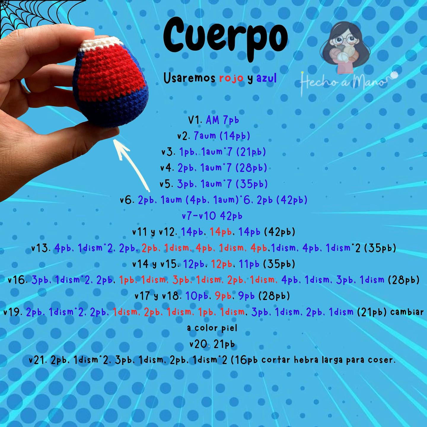 Patrón de Amigurumi de Superhéroe Gratis: Teje a tu Héroe Favorito