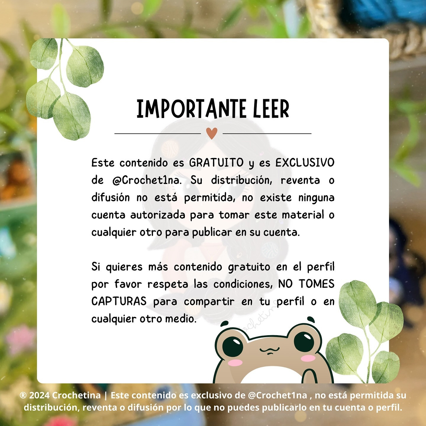 Patrón de amigurumi gratis: Rana tierna al crochet
