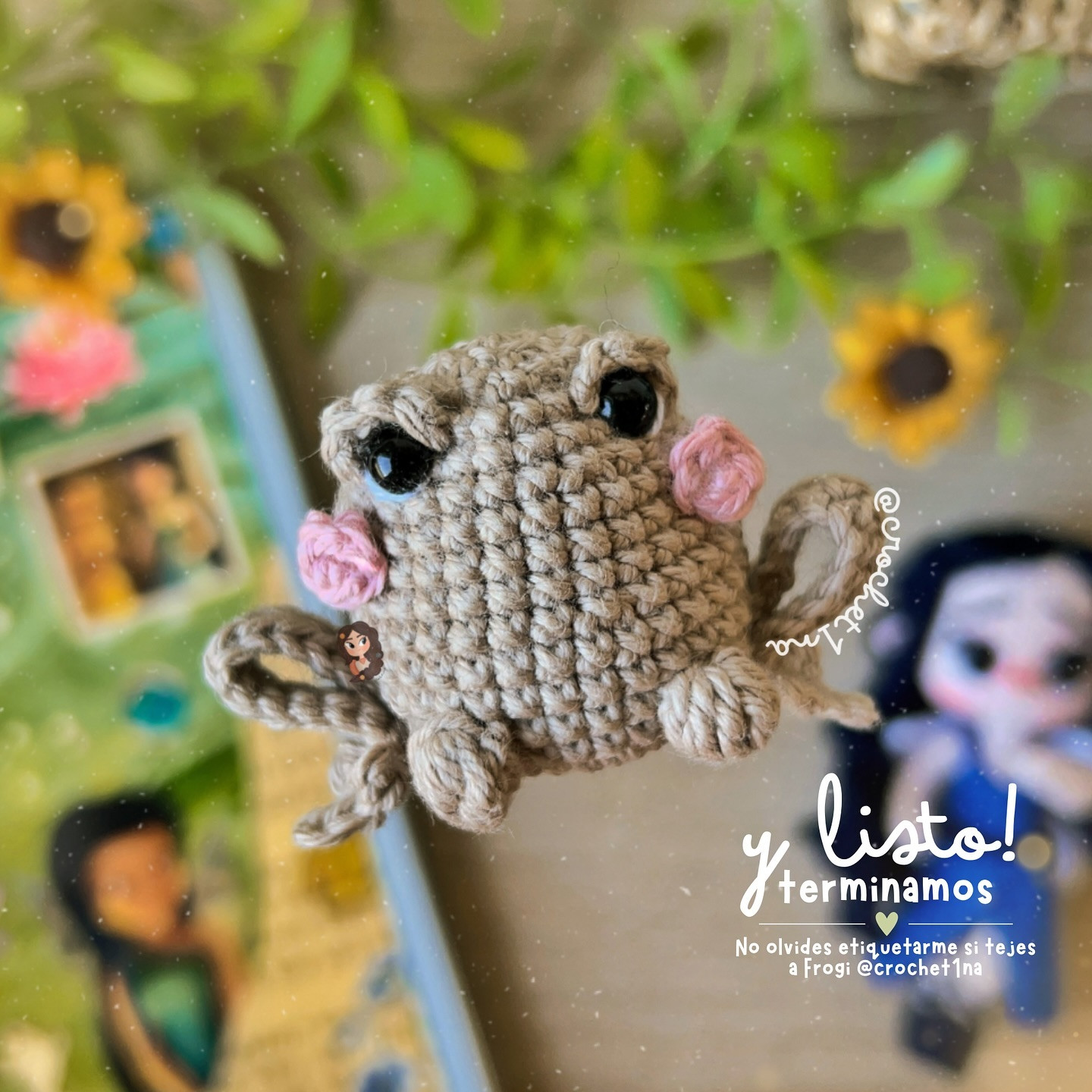 Patrón de amigurumi gratis: Rana tierna al crochet