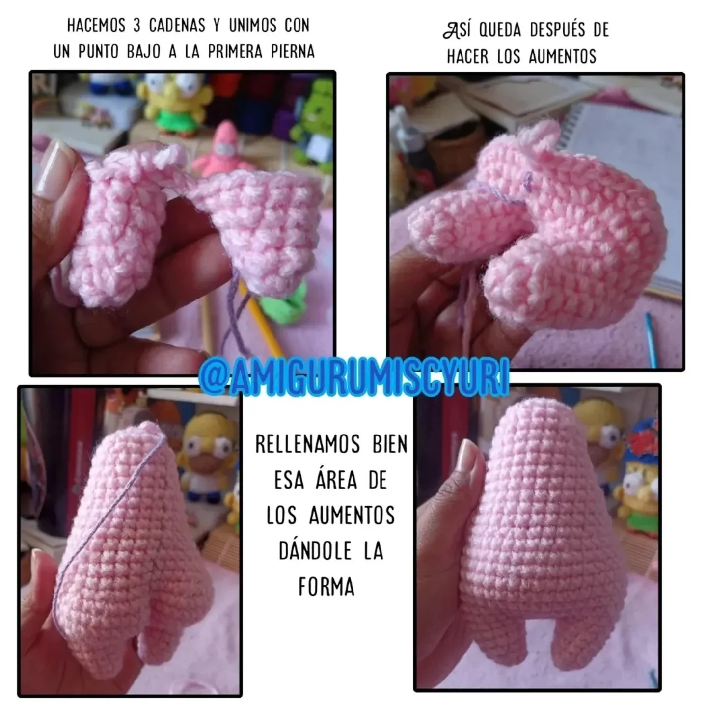 Patrón de amigurumi Patricio gratis