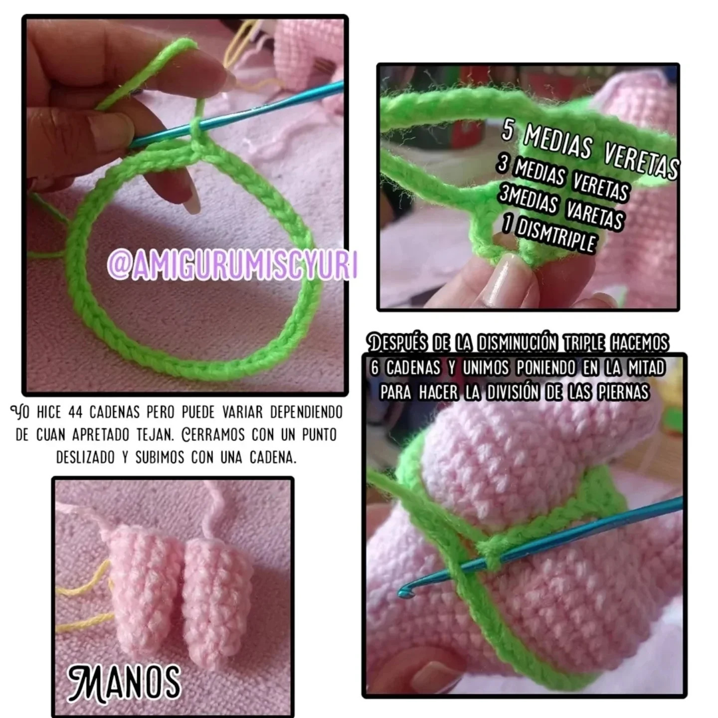 Patrón de amigurumi Patricio gratis