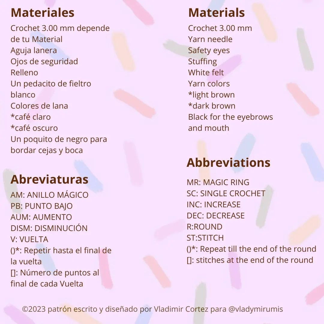 Patrón de amigurumi Shooky gratis