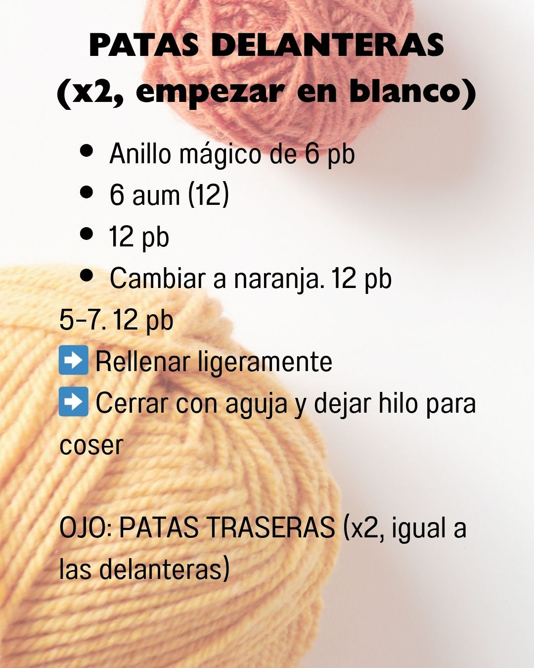 Patrón de amigurumi: Tigre adorable para principiantes en crochet