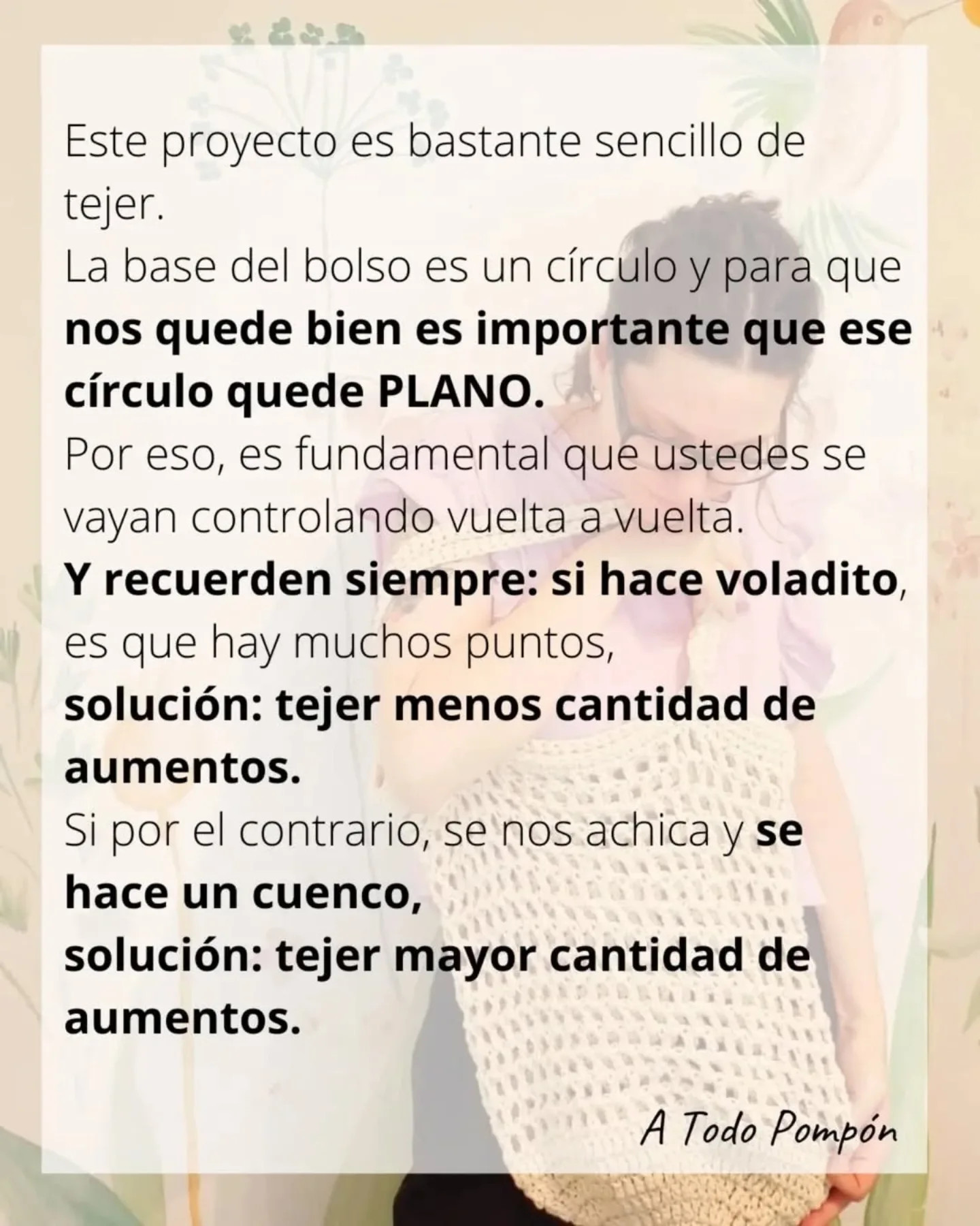 Patrón de bolso tejido a crochet gratuito