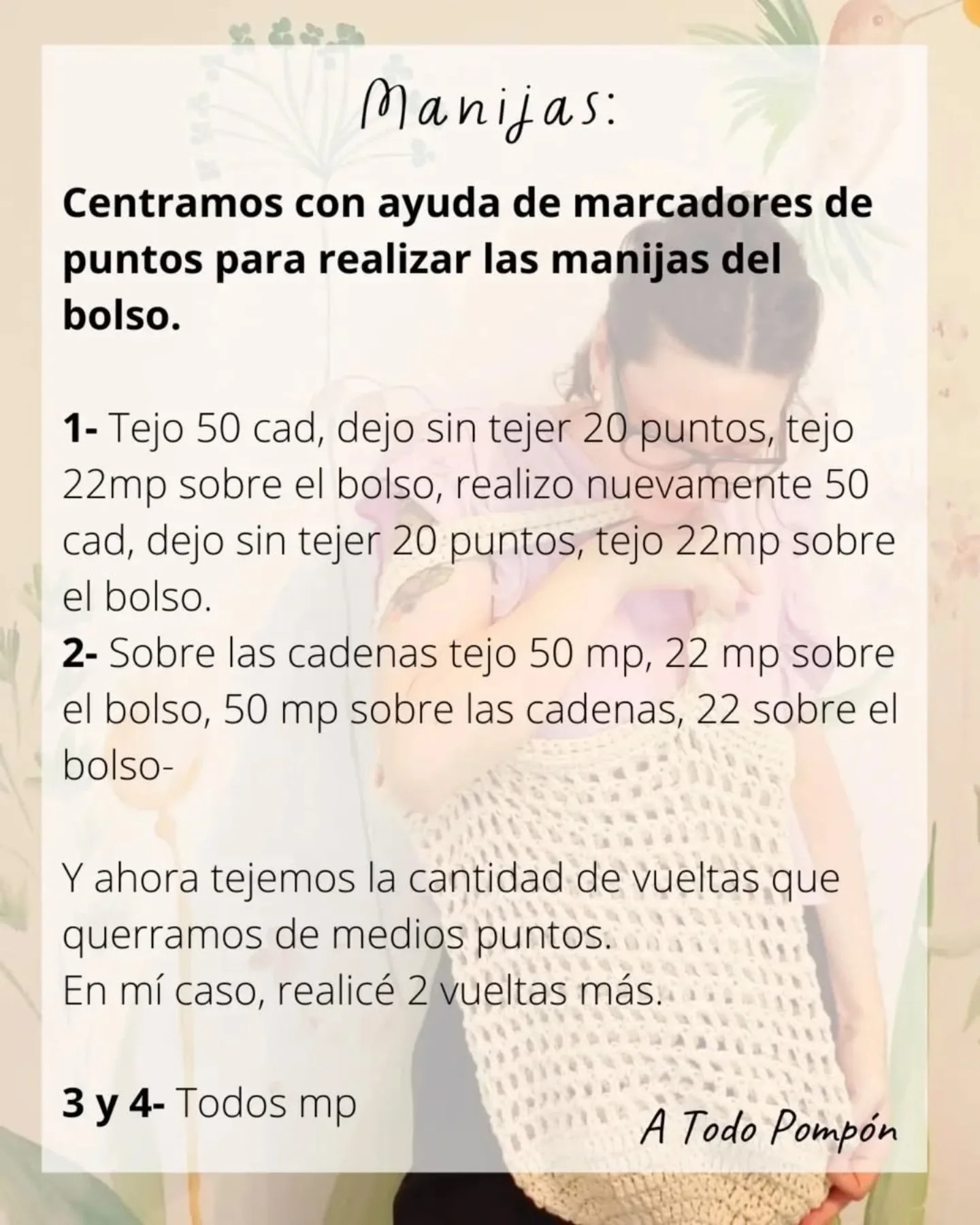 Patrón de bolso tejido a crochet gratuito