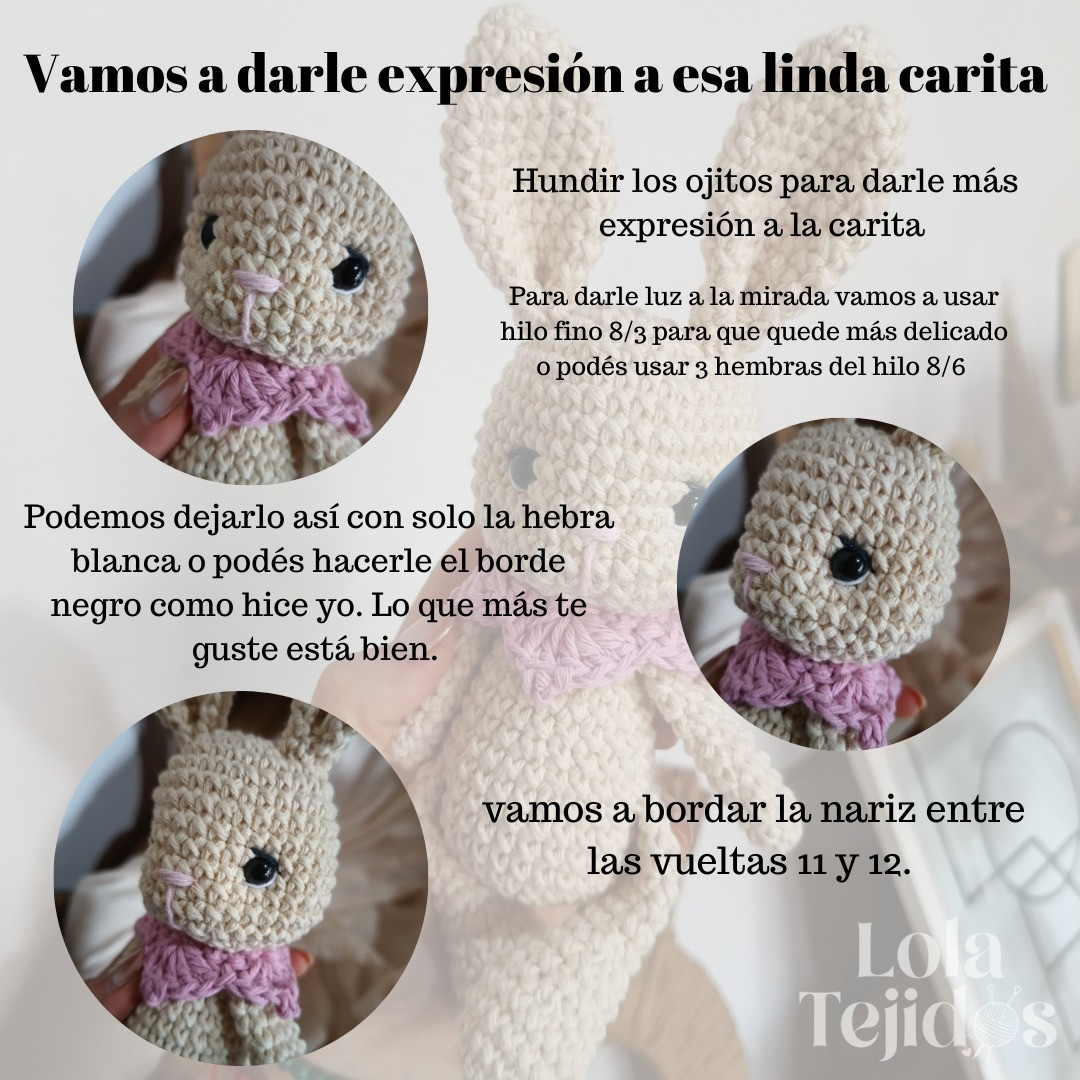 Patrón de Conejito Amigurumi Gratis