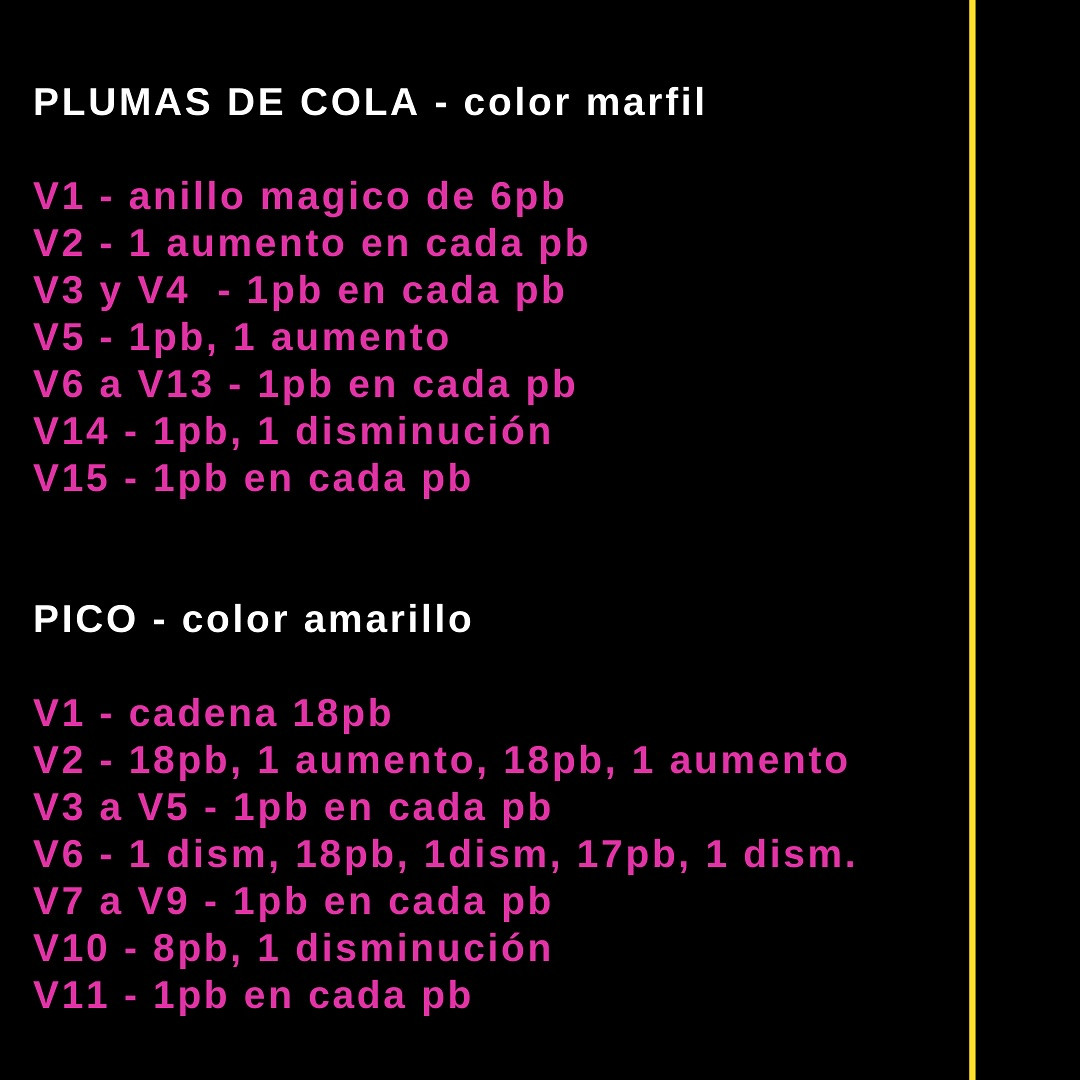 Patrón de crochet gratis: Pollo Deshuesado