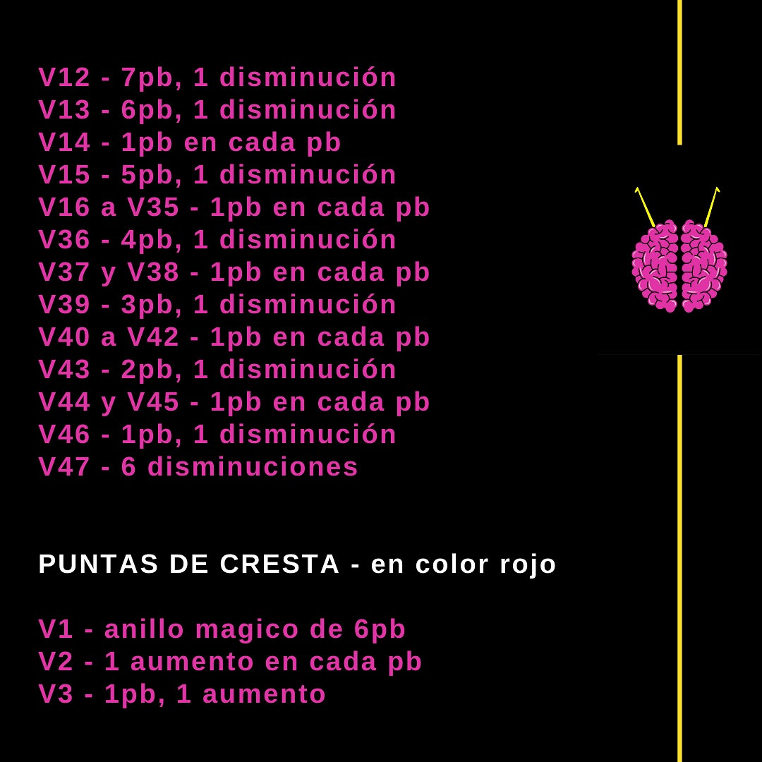 Patrón de crochet gratis: Pollo Deshuesado