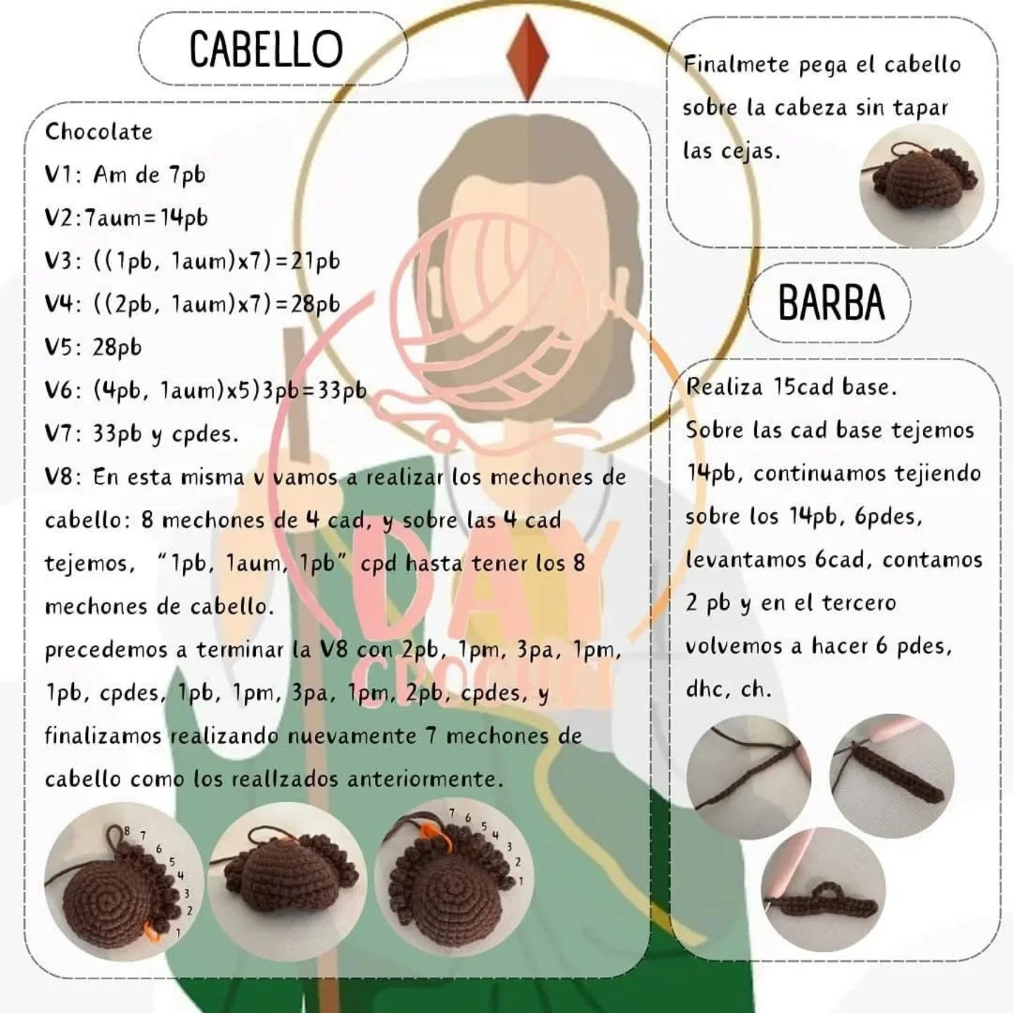Patrón de Crochet Gratis: San Cristobal