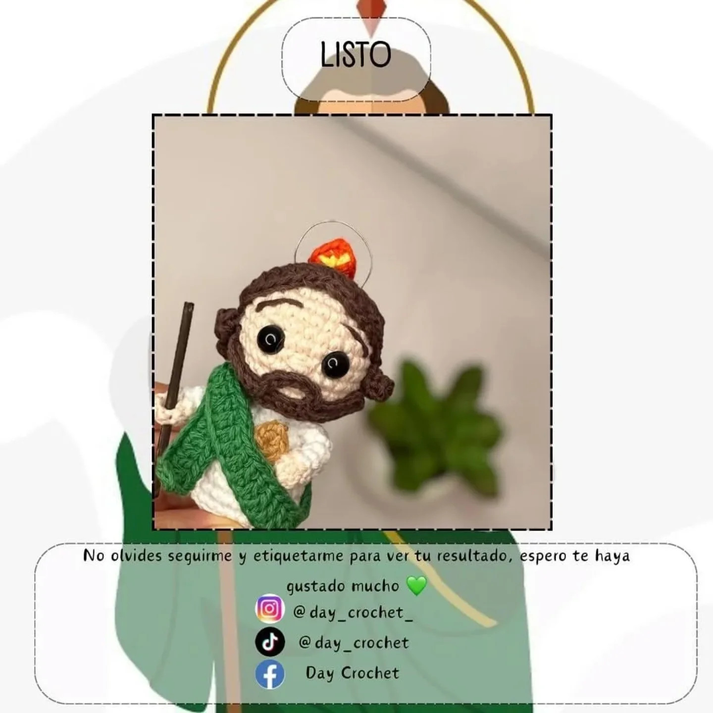 Patrón de Crochet Gratis: San Cristobal