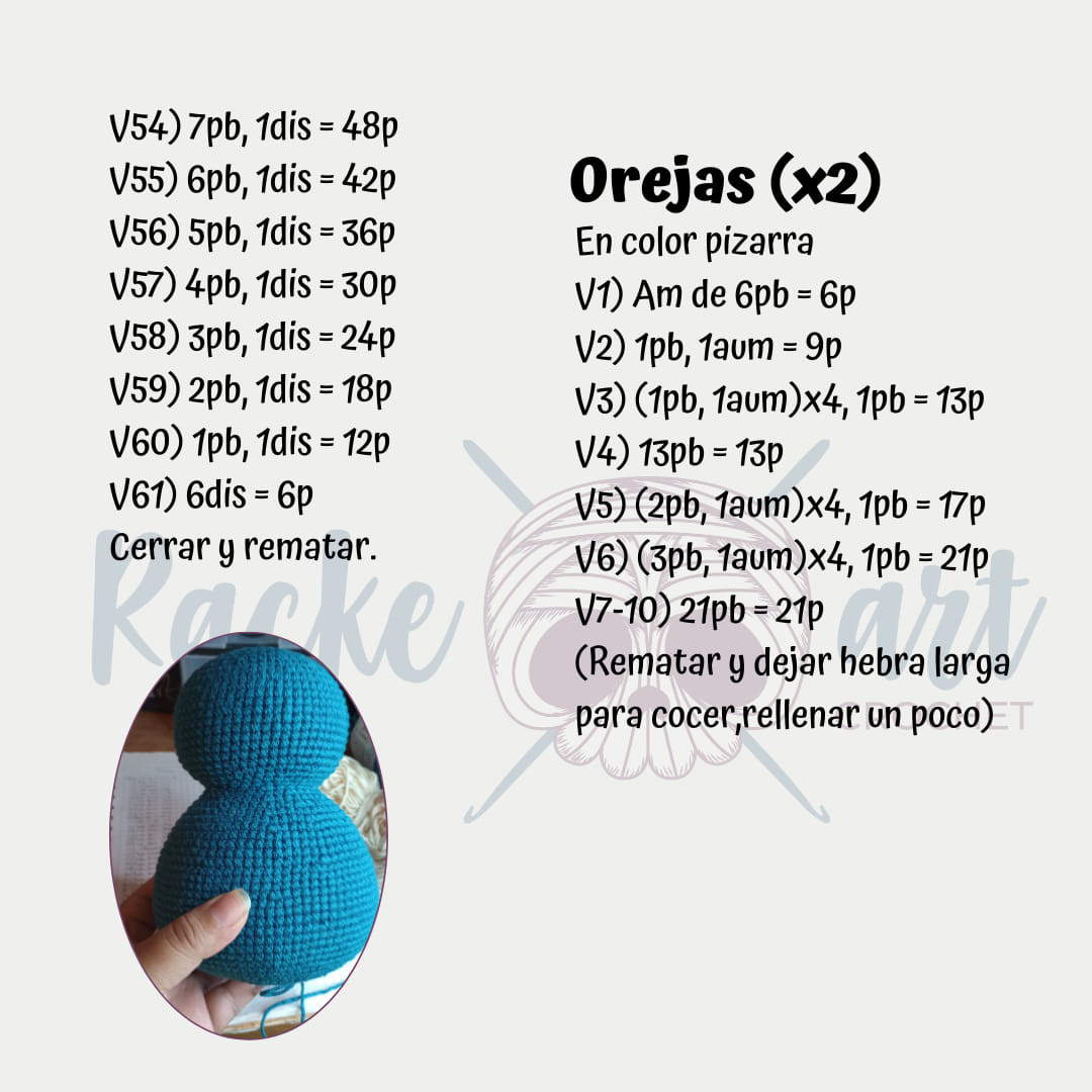 Patrón de Crochet Gratis: Snorlax Amigurumi