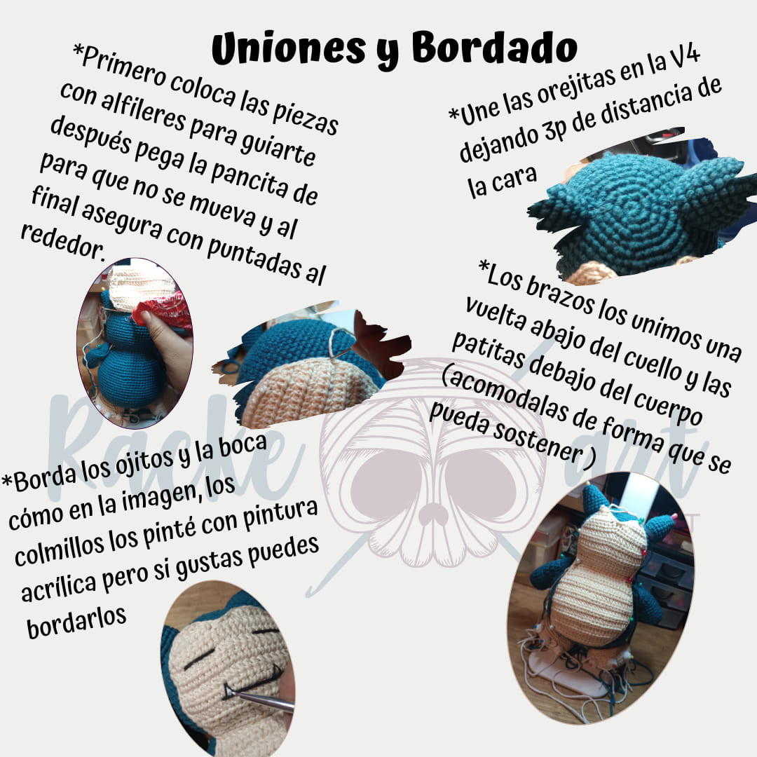 Patrón de Crochet Gratis: Snorlax Amigurumi