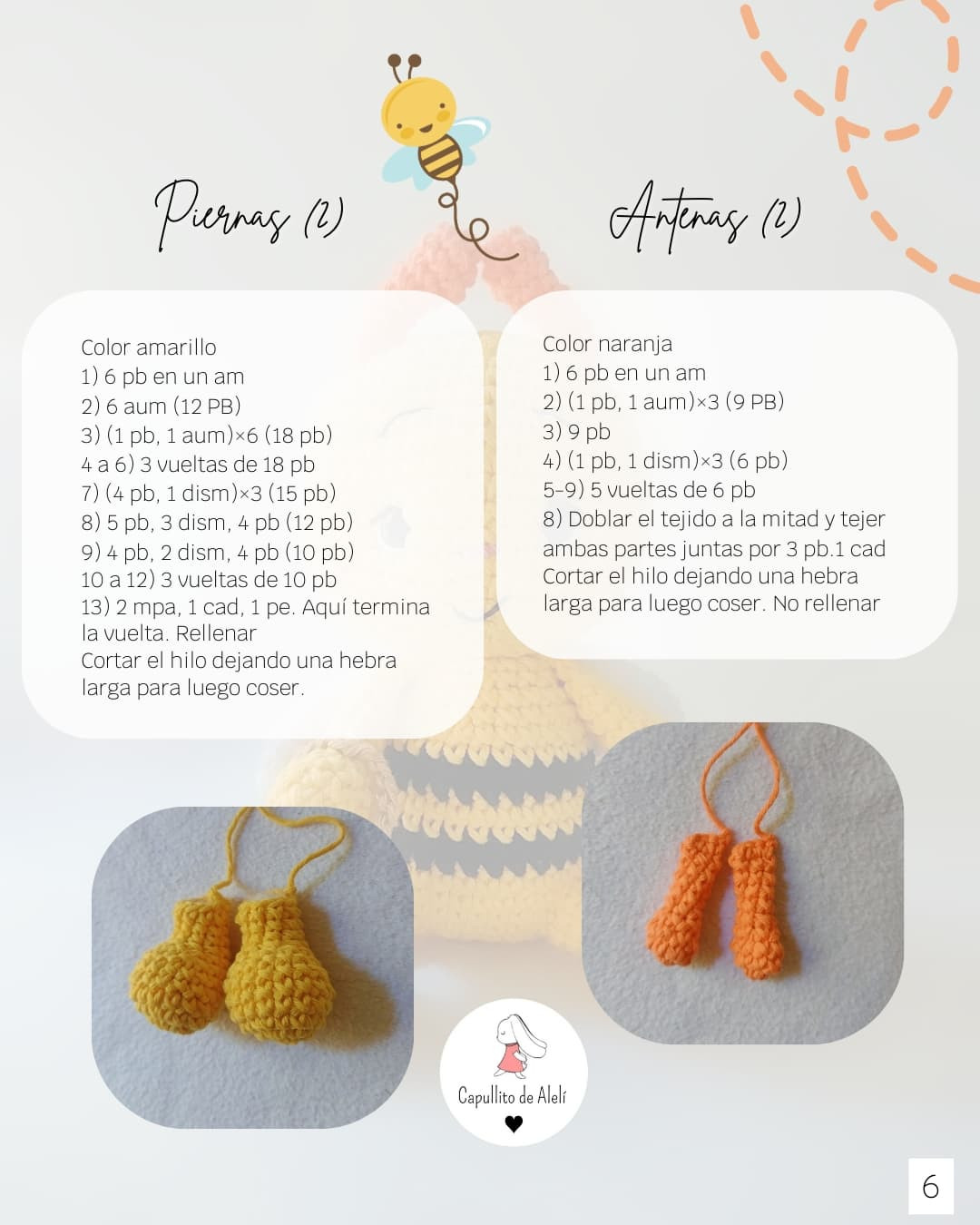 Patrón de Crochet Gratuito: Abejita Martina