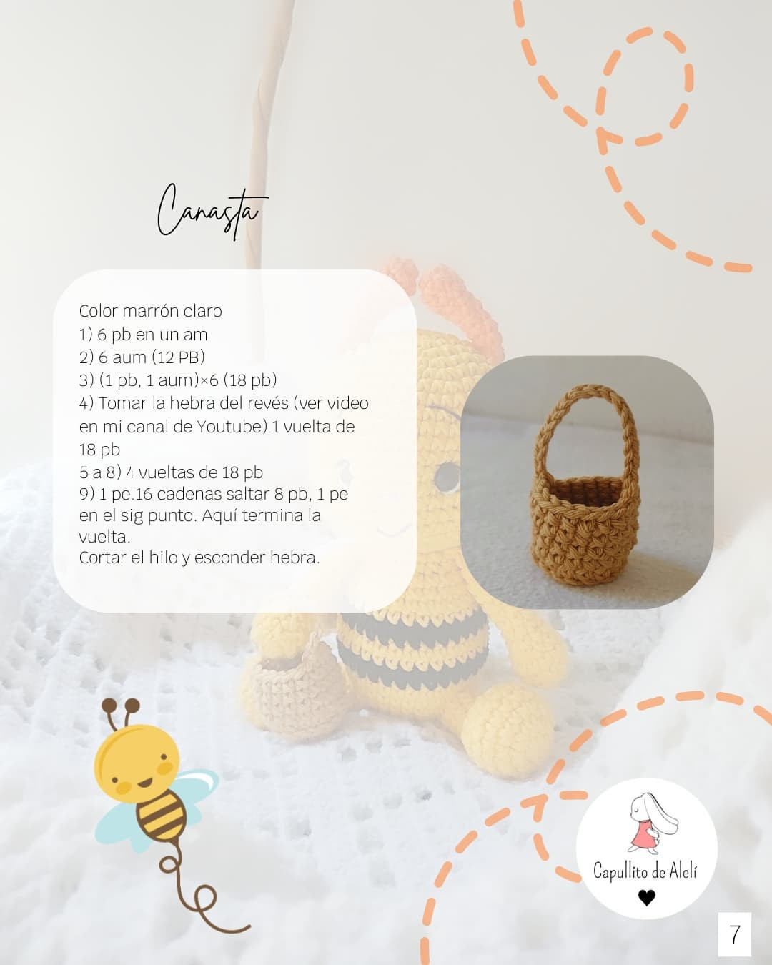 Patrón de Crochet Gratuito: Abejita Martina