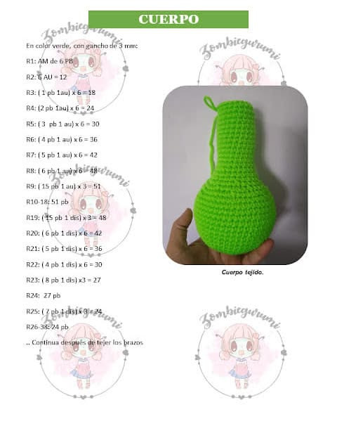 Patrón de Crochet Grinch Gratis