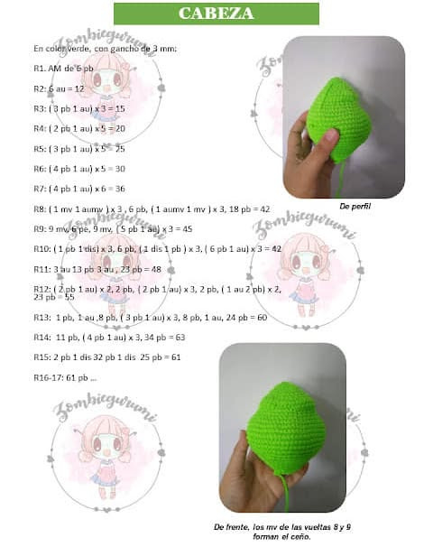 Patrón de Crochet Grinch Gratis