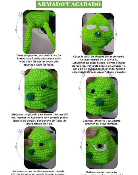 Patrón de Crochet Grinch Gratis