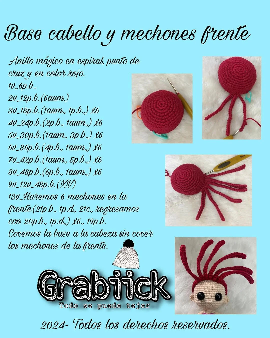 Patrón de ganchillo gratis: Ariel amigurumi