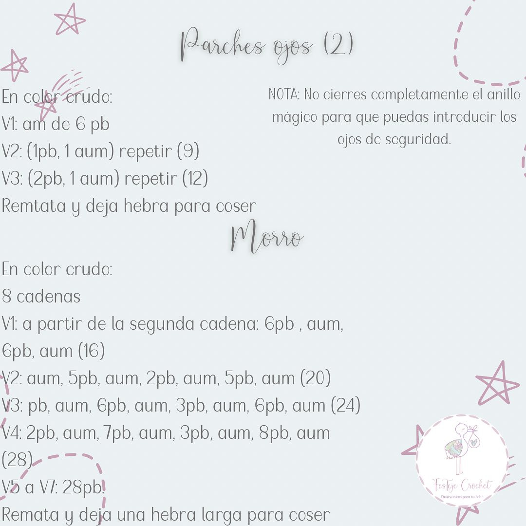 Patrón de mono amigurumi gratis: Niko