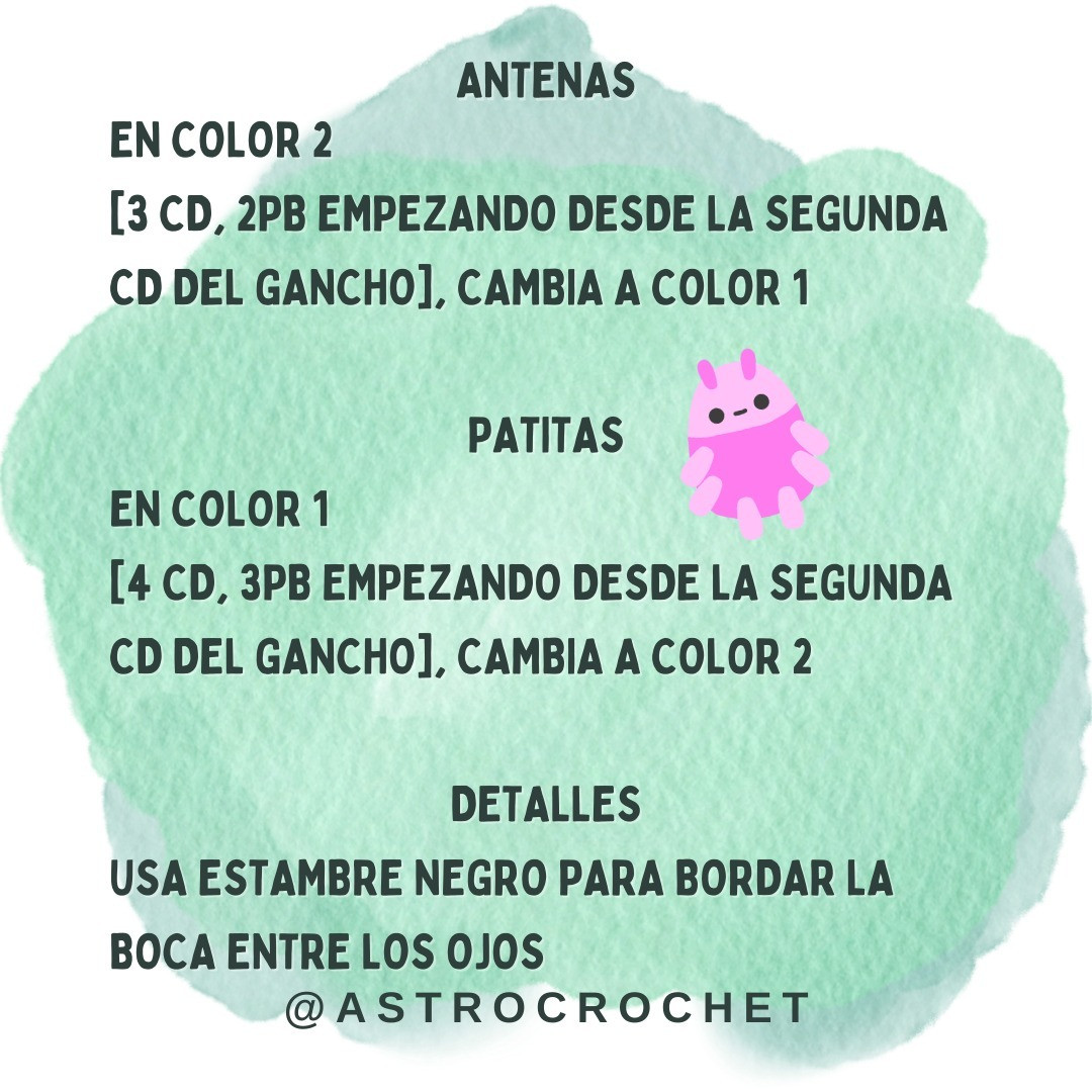 PATRÓN GRATIS: Amigurumi Insectos Bebé