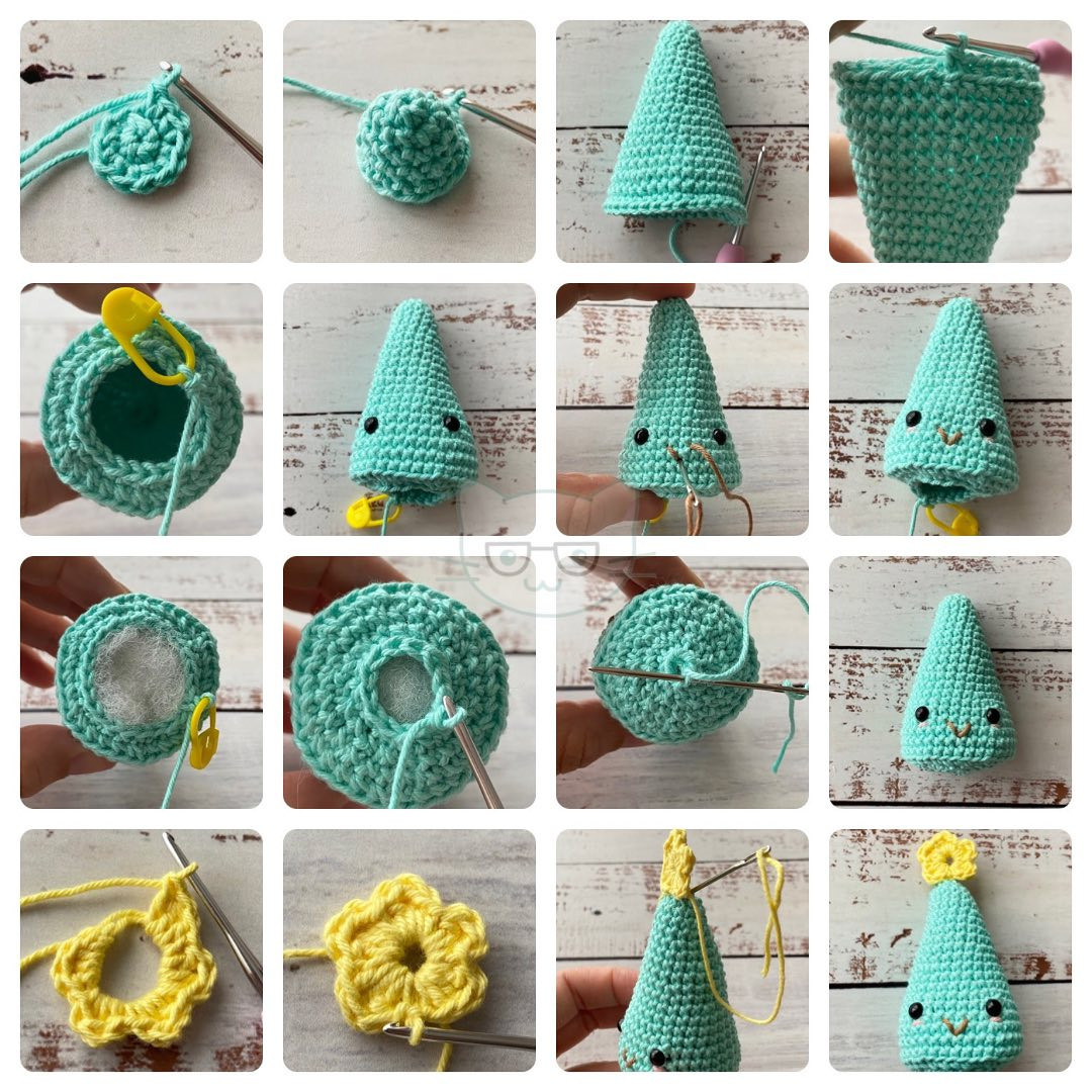 Patrón gratis: Amigurumis árboles de Navidad