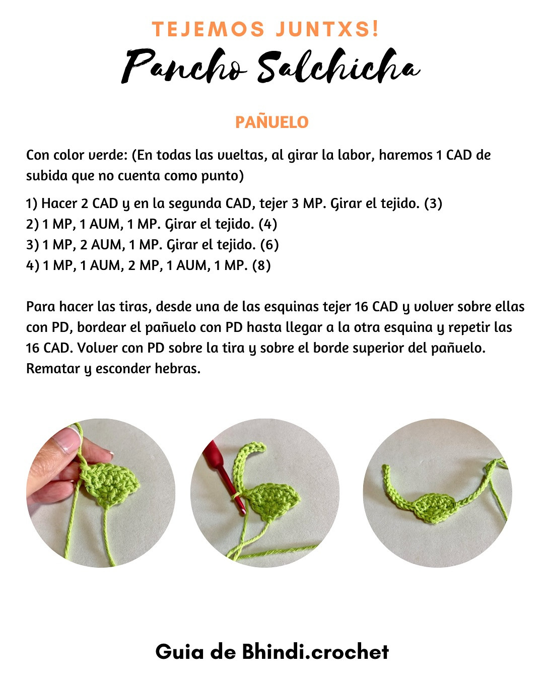 Patrón gratis: Amigurumis perritos salchicha