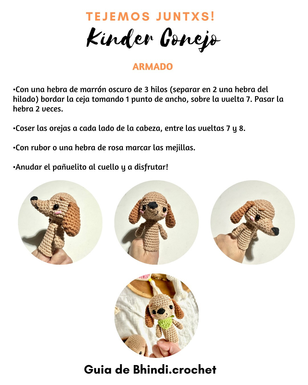 Patrón gratis: Amigurumis perritos salchicha