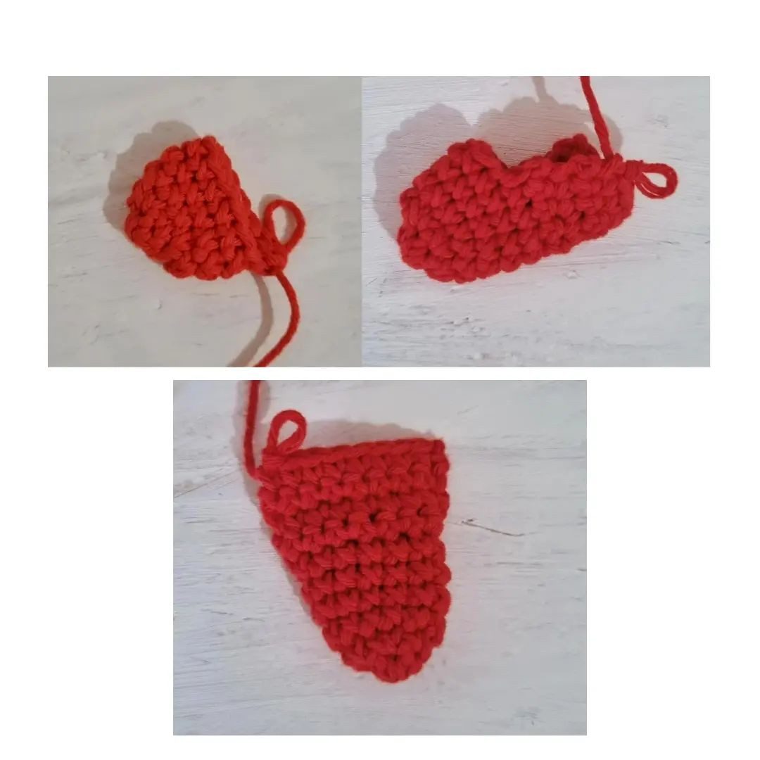 Patrón gratis: Botita navideña tejida a crochet