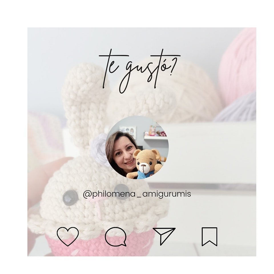 Patrón gratis: Conejita Cupcake amigurumi