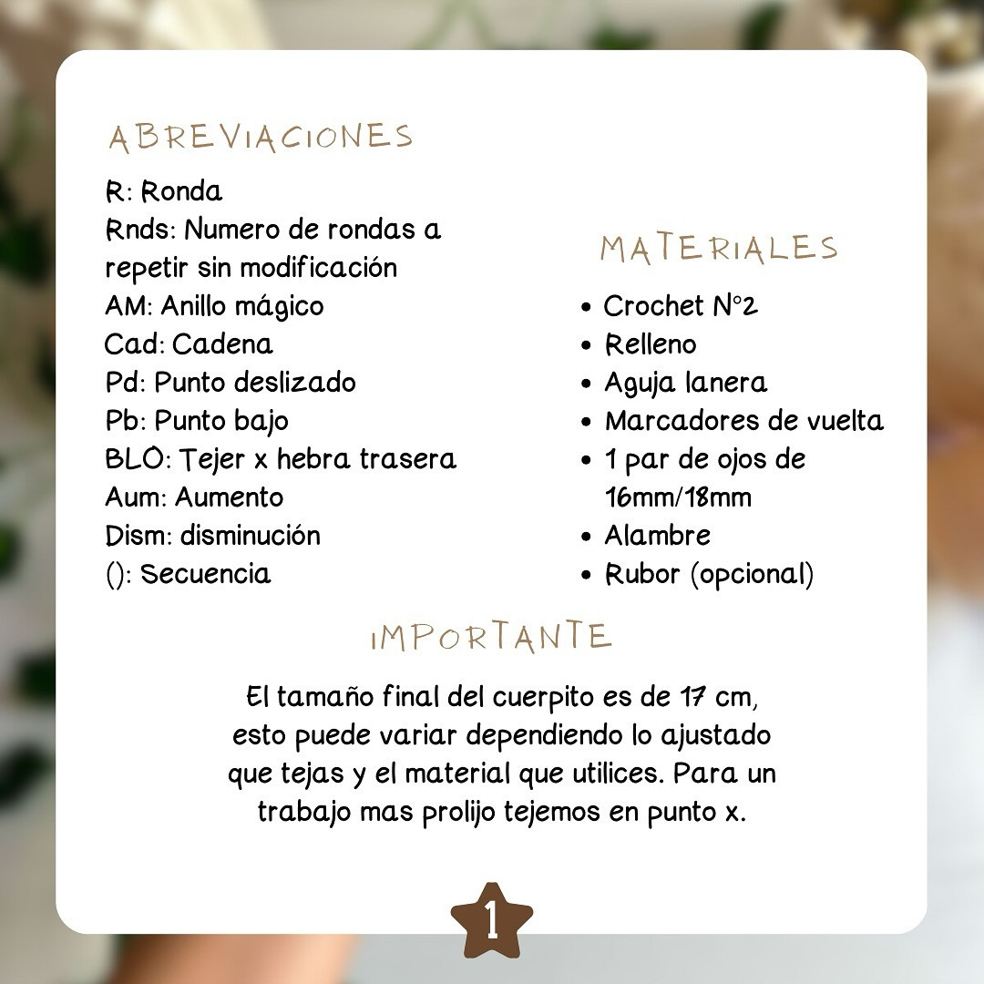 PATRÓN GRATIS: Cuerpo base amigurumi