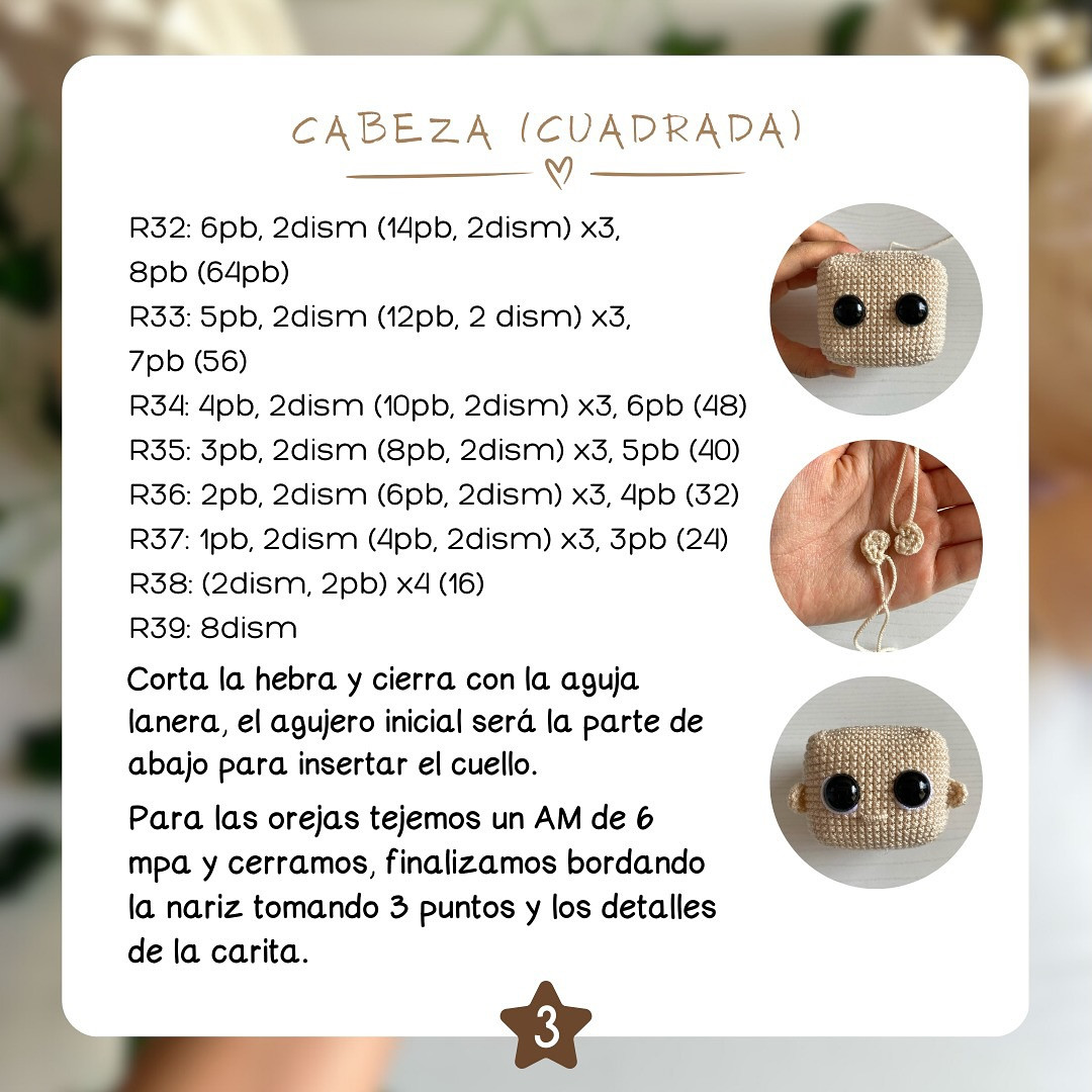 PATRÓN GRATIS: Cuerpo base amigurumi