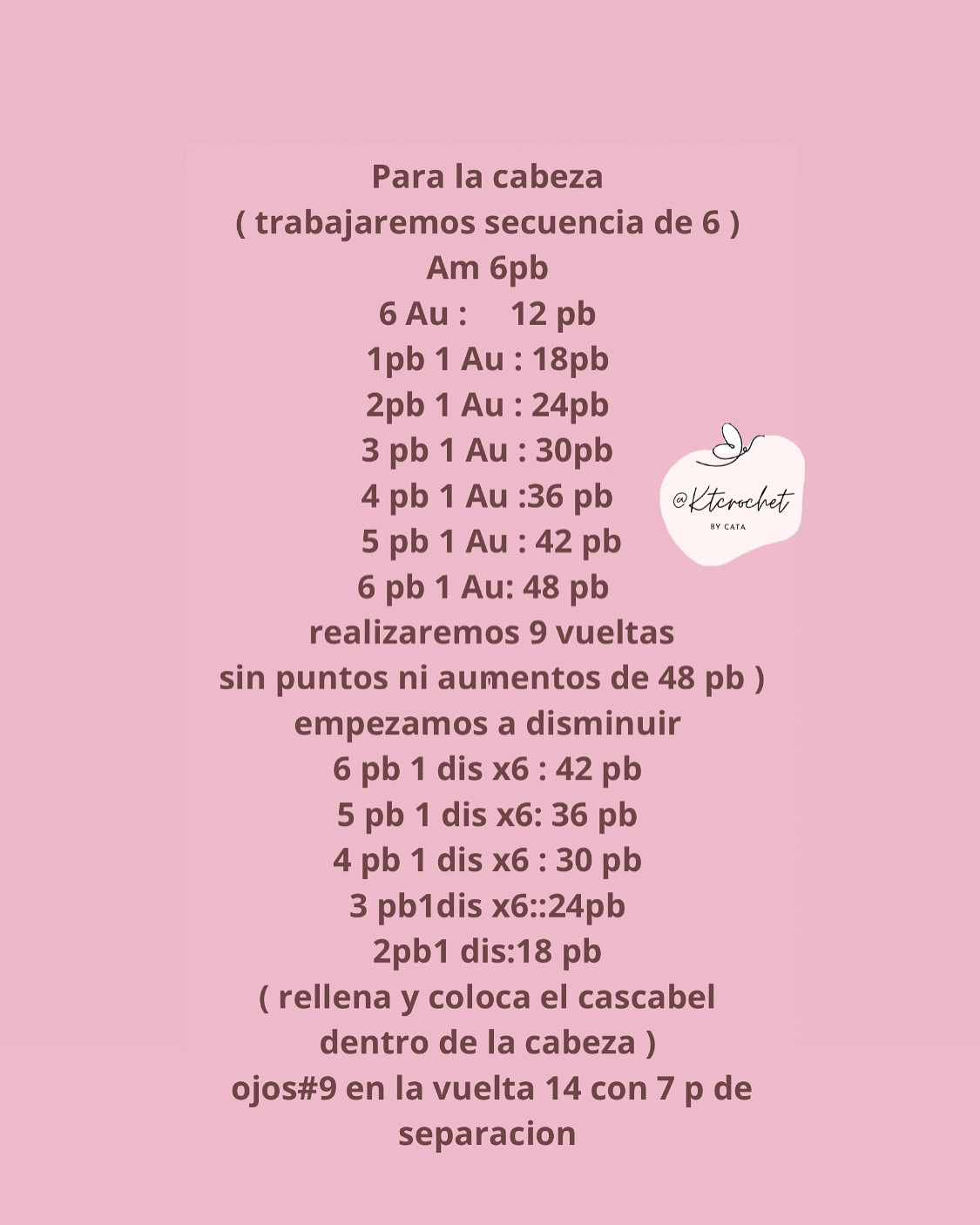 Patrón gratis de sonajeros amigurumi: