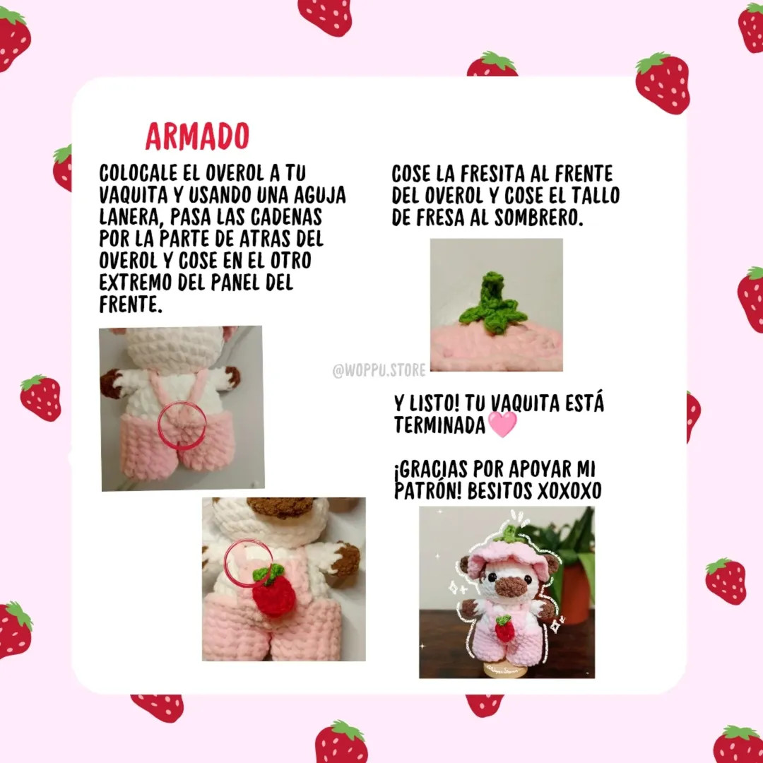 PATRÓN GRATIS DE VACA PT.2