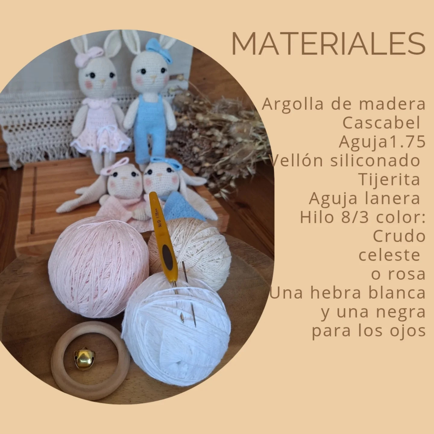Patrón Gratis: Sonajero Conejito Amigurumi