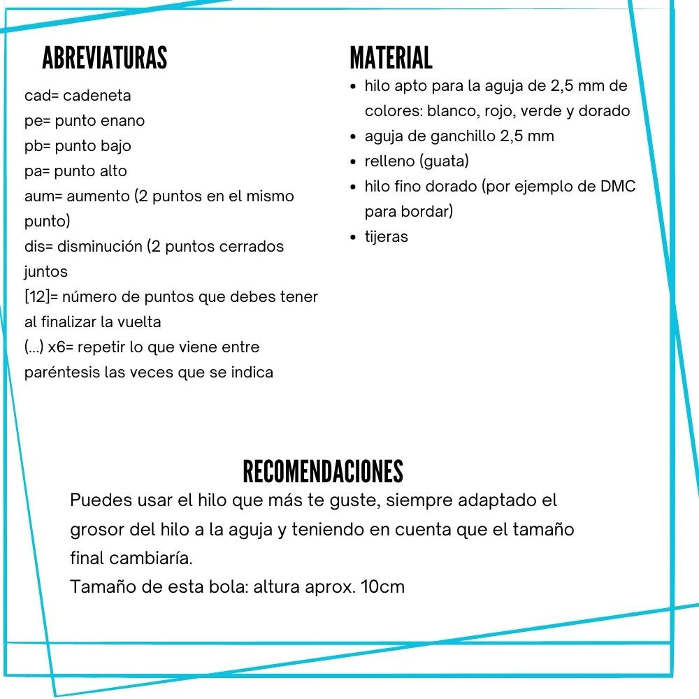 Patrón gratuito: Adornos navideños tejidos a crochet