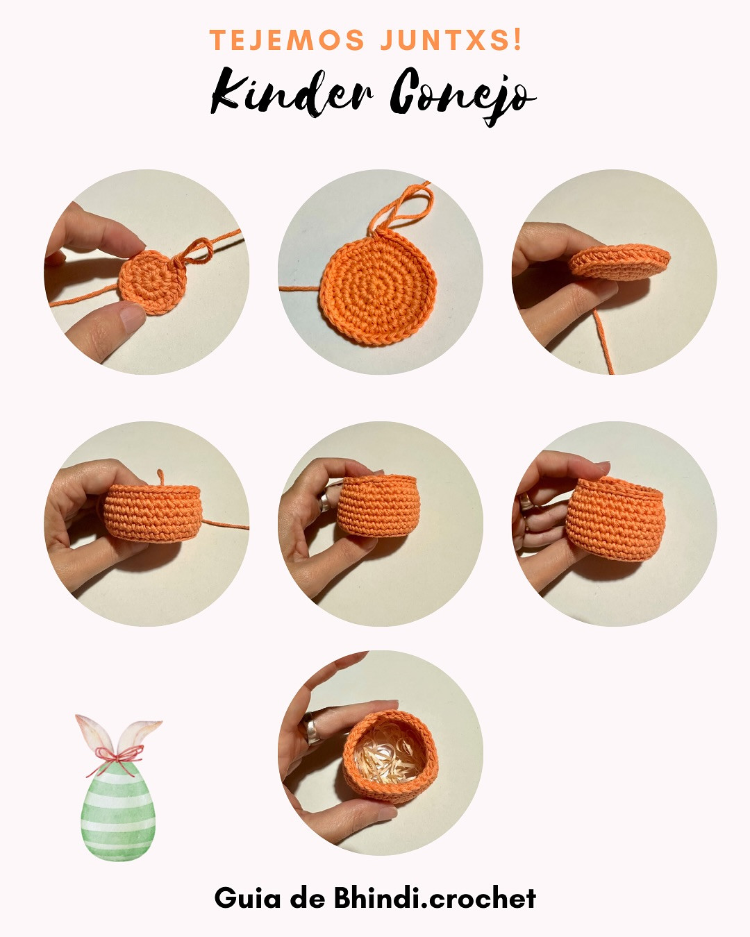 Patrón gratuito: Amigurumi conejito, oveja y pollito Kinder