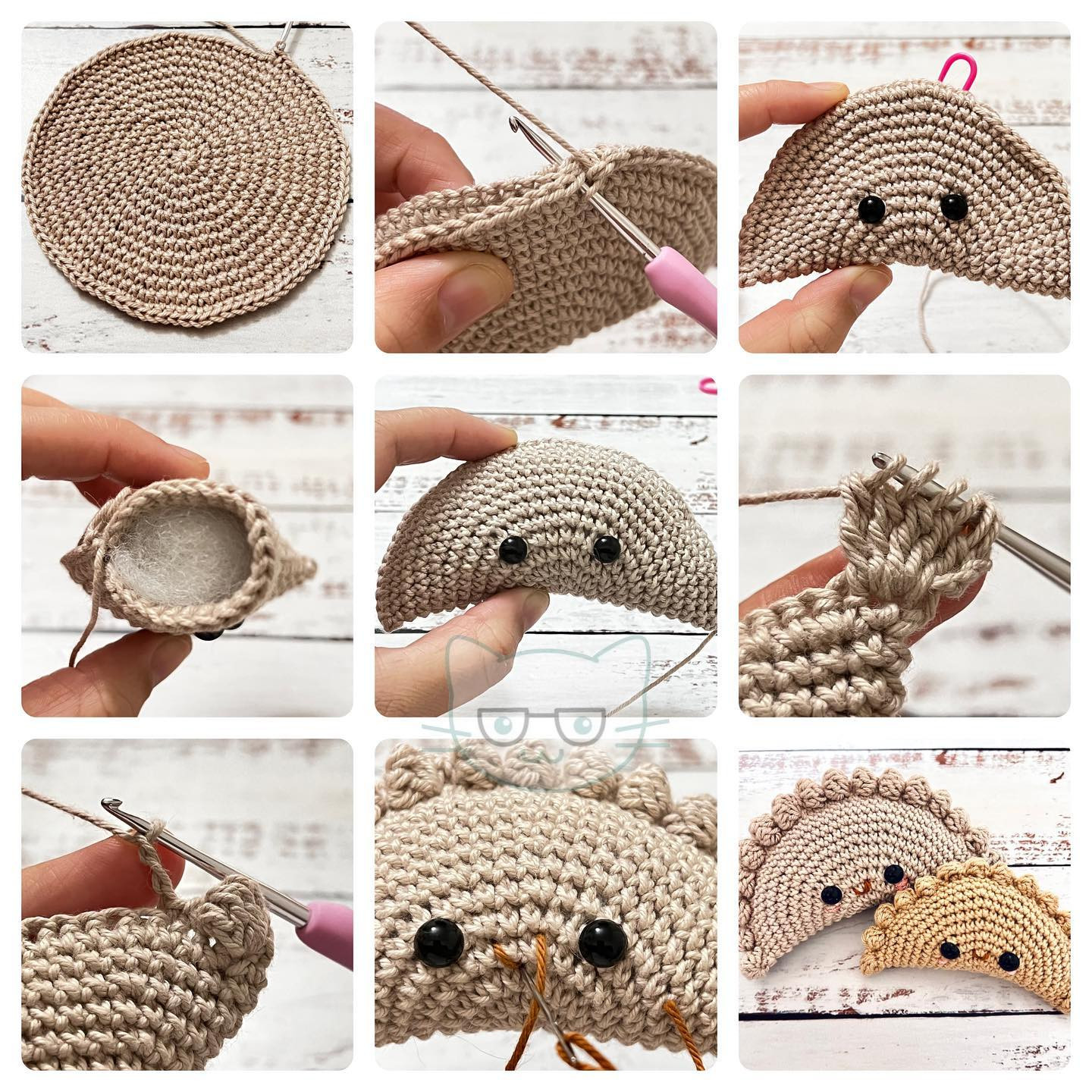 Patrón gratuito amigurumi: Empanada y Alfajor tejidos a crochet