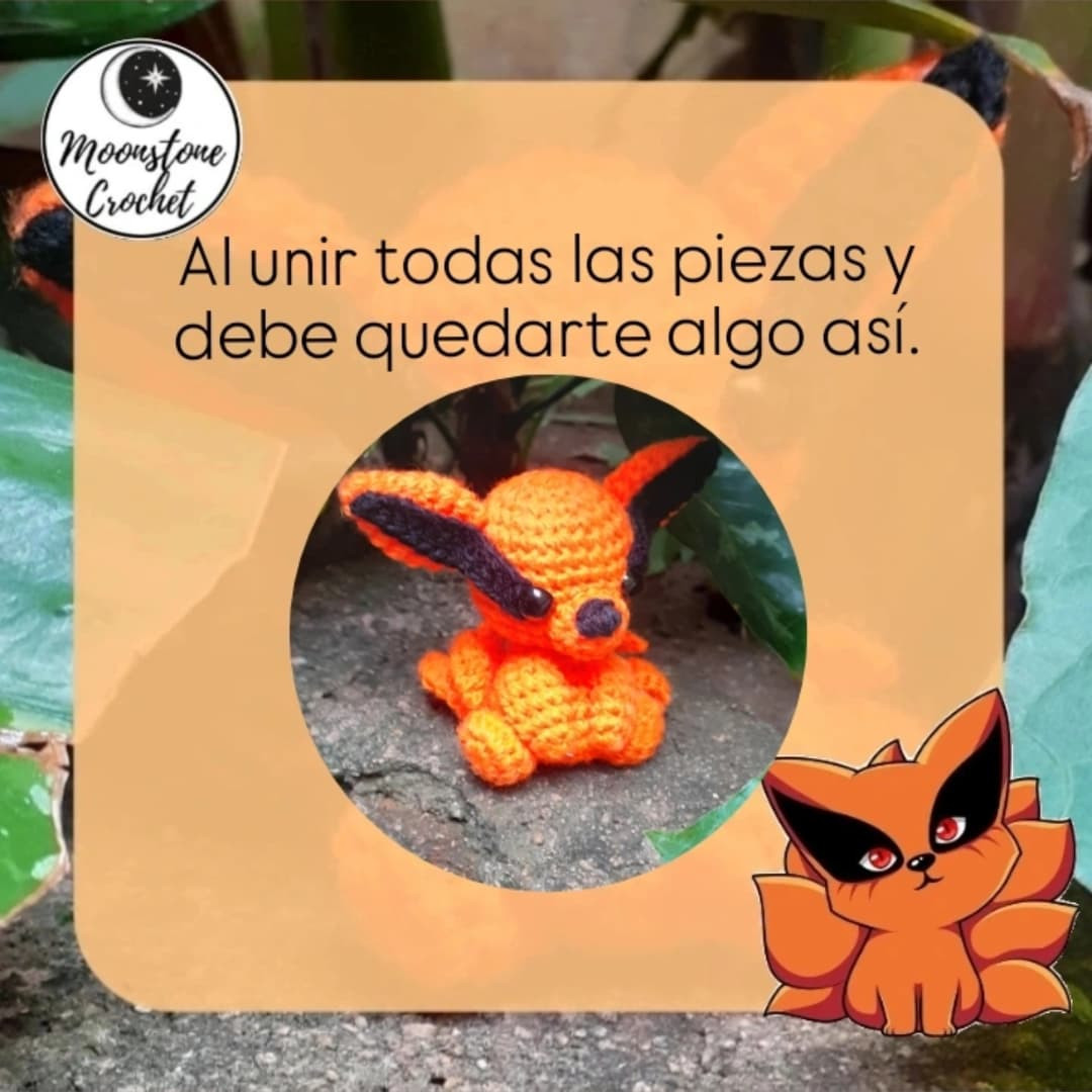 Patrón Gratuito Amigurumi Kurama