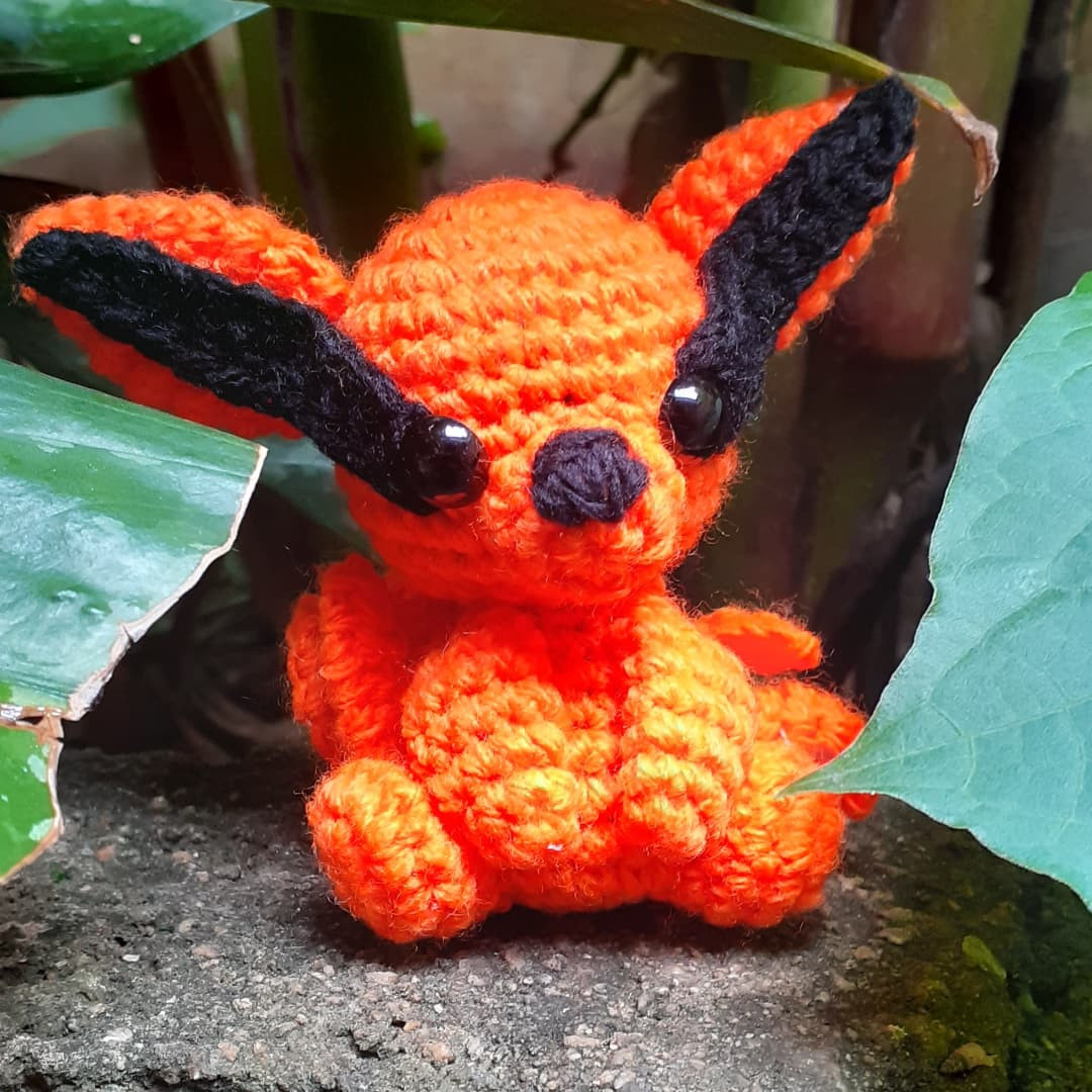 Patrón Gratuito Amigurumi Kurama