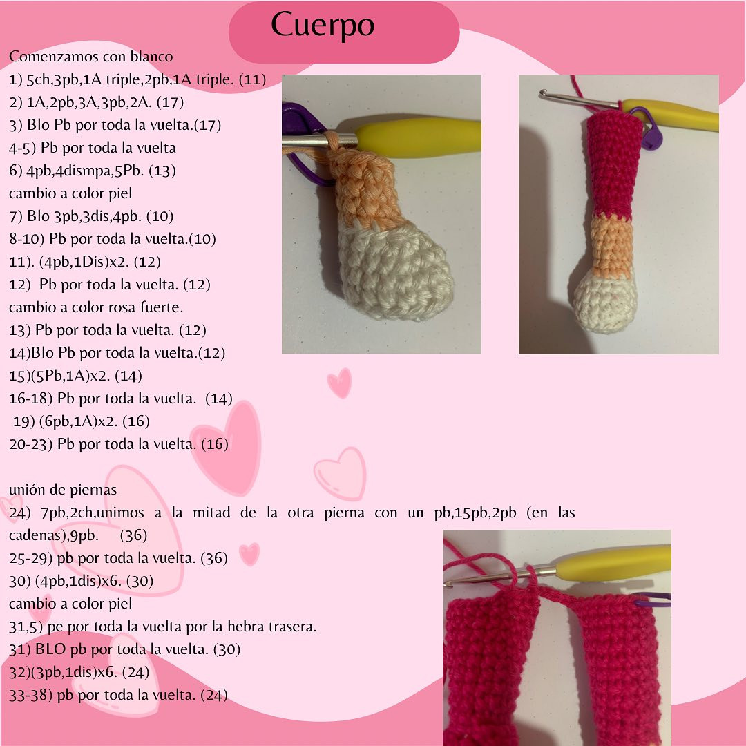 Patrón gratuito amigurumi: Muñeca vaquera
