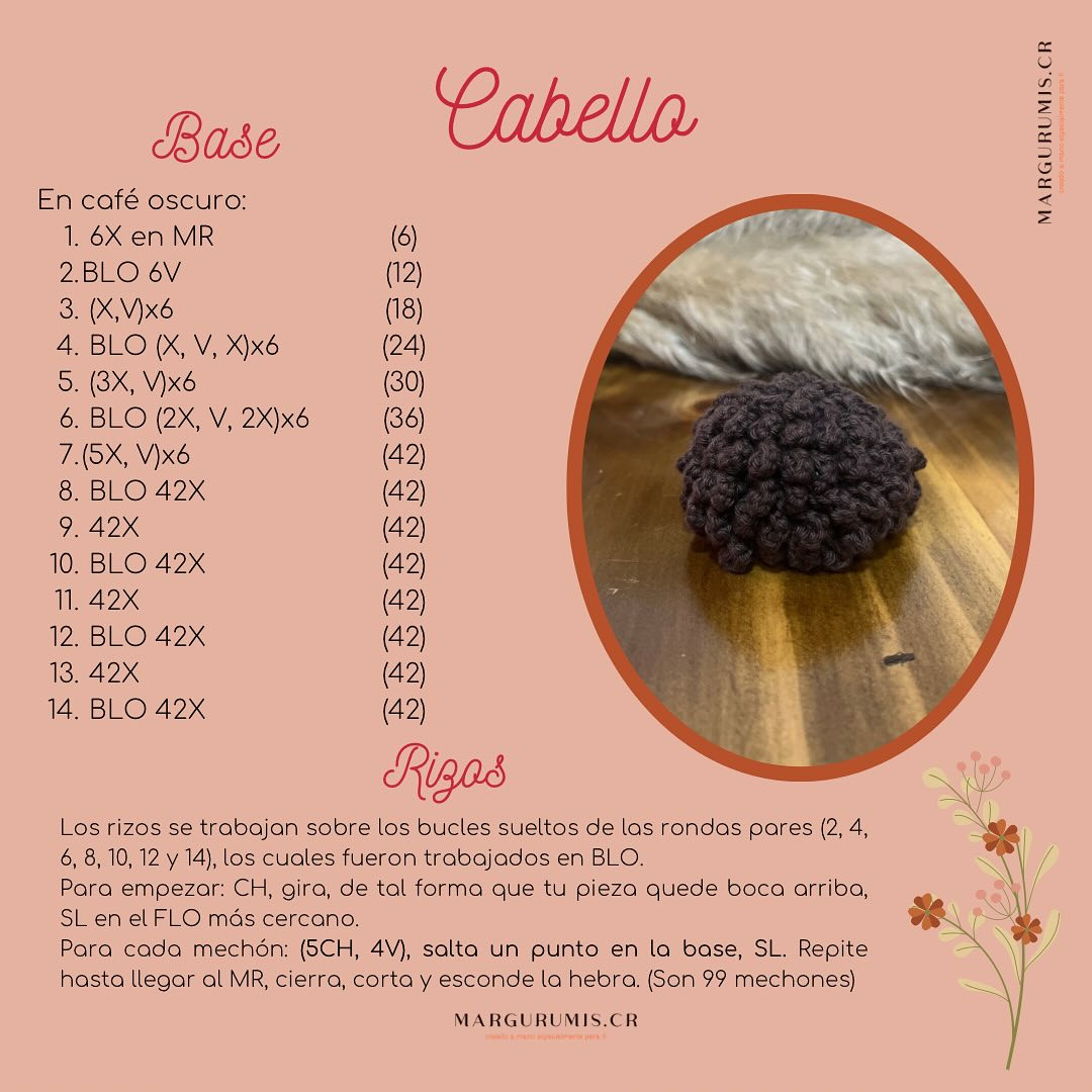 Patrón gratuito amigurumi Nora: muñeca crochet