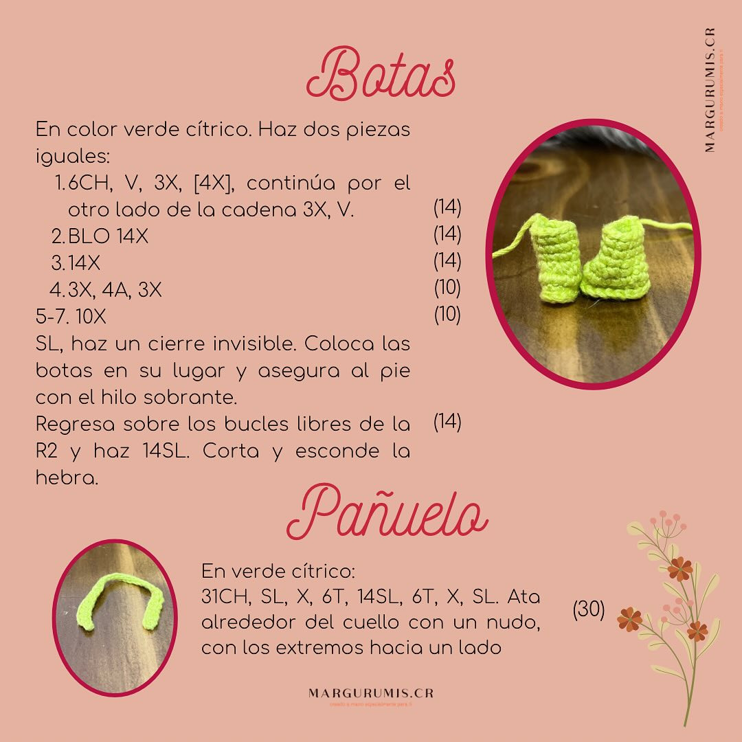 Patrón gratuito amigurumi Nora: muñeca crochet